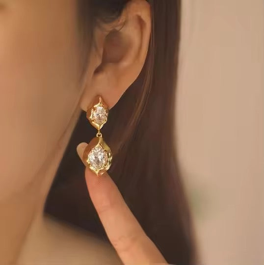 Geometrical Pattern Earrings