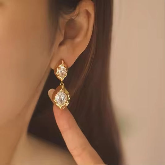 Geometrical Pattern Earrings